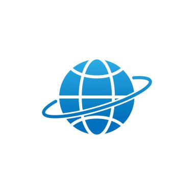 Globe icon vector design illustration. Globe vector illustration for website, mobile, graphic elements, logo, app, UI.