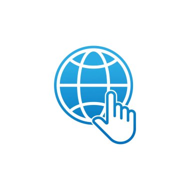 Website icon vector design illustration. Website WWW icon. Website vector flat icon symbol for website, logo, graphic elements, app, UI.