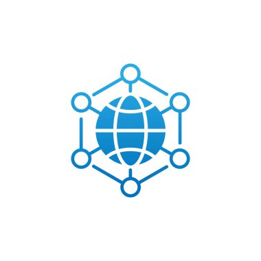 Network icon vector design illustration. Network vector flat icon symbol for website, mobile, graphic elements, logo, app, UI.