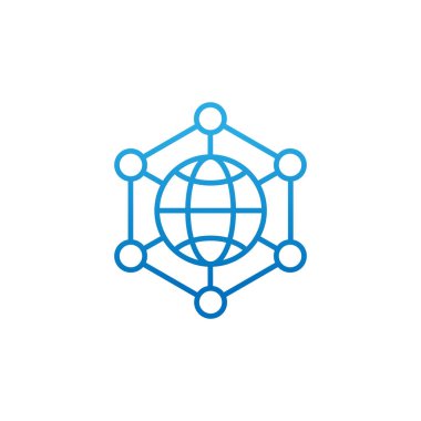 Network icon vector design illustration. Network vector flat icon symbol for website, mobile, graphic elements, logo, app, UI.