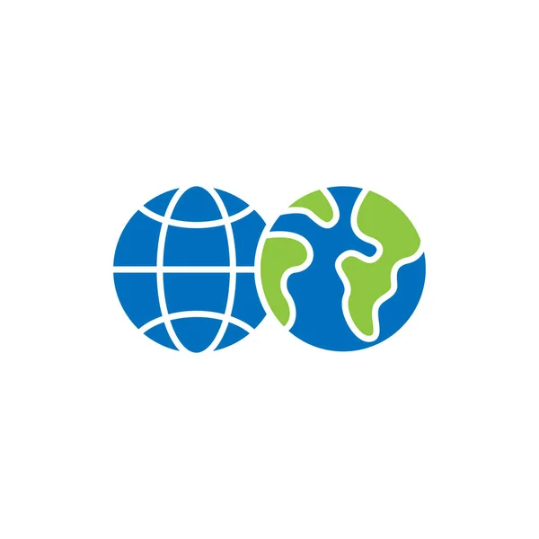 Illustrazione del disegno vettoriale dell'icona del globo. Illustrazione vettoriale globo per sito web, mobile, elementi grafici, logo, app, UI . — Vettoriale Stock