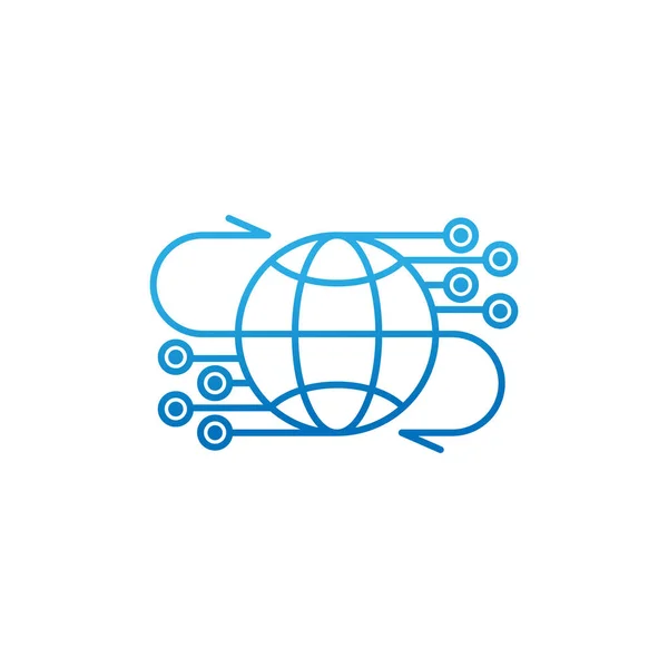 Verbinding pictogram vector ontwerp illustratie. Connectie vector platte pictogram symbool voor website, logo, grafische elementen, app, Ui. — Stockvector