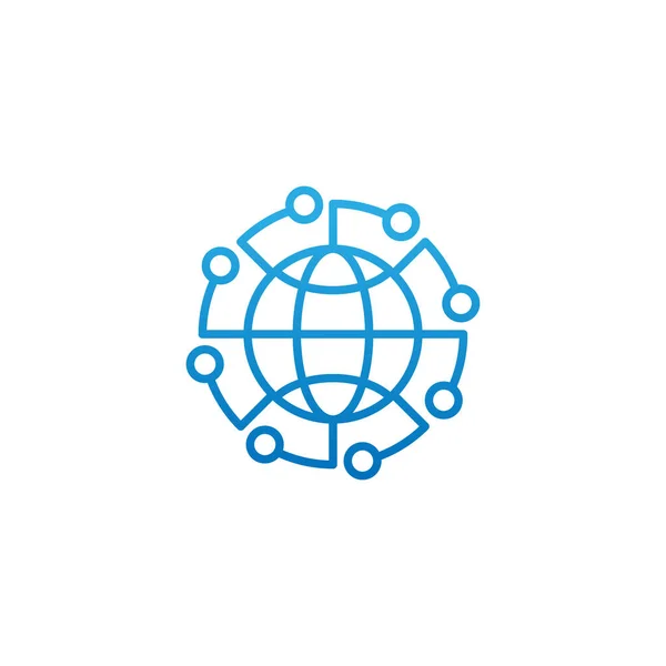 Icono de red ilustración de diseño de vectores. Vector de red icono plano símbolo para el sitio web, móvil, elementos gráficos, logotipo, aplicación, interfaz de usuario . — Vector de stock