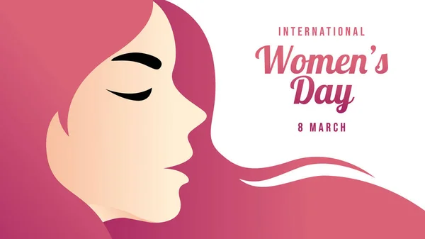 Χαρούμενη Παγκόσμια Ημέρα Της Γυναίκας Γυναίκα Ημέρα Της Γυναίκας Ημέρα — Διανυσματικό Αρχείο