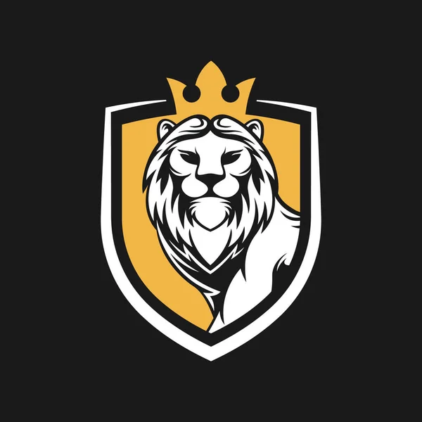 Lion Logo Vector Design Illustrator Modelo Design Logotipo Cabeça Leão —  Vetores de Stock