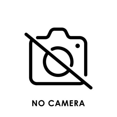 Kamera Simgesi Logo Vektörü İllüstrasyonu. Fotoğraf Kamerası ikon tasarım vektör şablonu. Web sitesi, sembol, logo, simge, işaret, uygulama, UI için moda kamera simgesi düz tasarım vektörü.