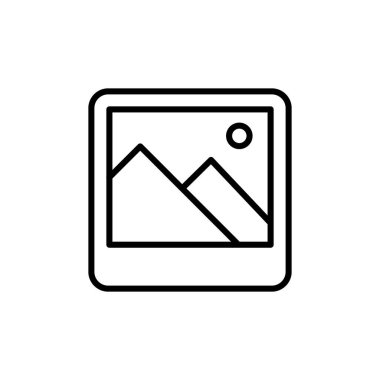 Resim Galerisi Simgesi Logo Vektörü İllüstrasyonu. Fotoğraf Galerisi ikon tasarım vektör şablonu. Web sitesi, sembol, logo, simge, işaret, uygulama, UI için Trendy Picture Gallery vektör simgesi düz tasarım.