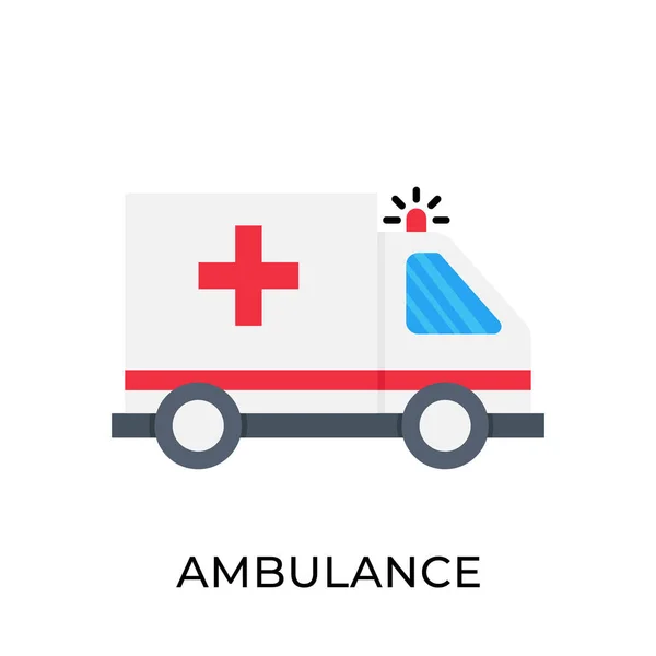 Ambulance Icon Vector Illustration Ambulance Vector Icon Template Ambulance Icon — Stock Vector