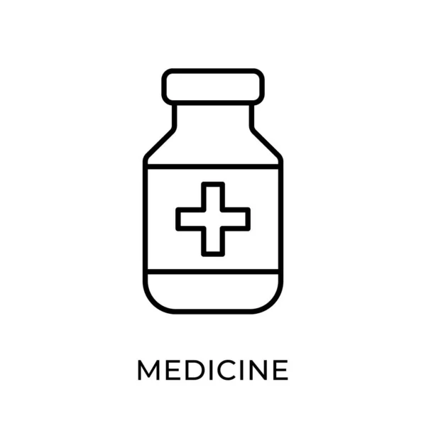 Ilustração Vetor Ícone Medicina Modelo Ilustração Vetorial Medicina Projeto Ícone —  Vetores de Stock