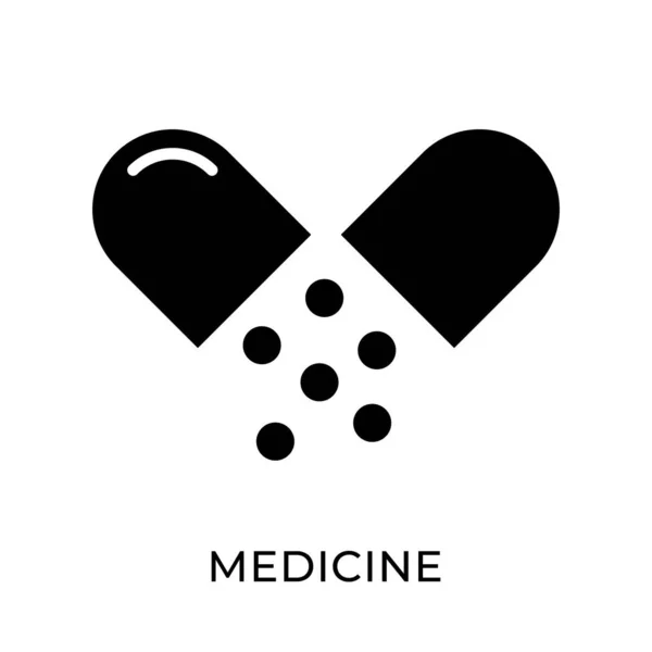 Медицина Значок Векторні Ілюстрації Медицина Векторні Ілюстрації Шаблон Дизайн Значка — стоковий вектор