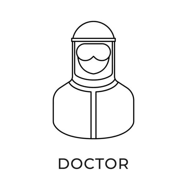 Ilustración Del Vector Del Icono Médico Médico Doctor Plantilla Ilustración — Vector de stock