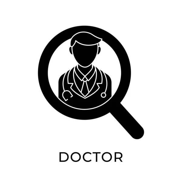 Доктор Значок Векторні Ілюстрації Медичний Доктор Векторні Ілюстрації Шаблон Дизайн — стоковий вектор