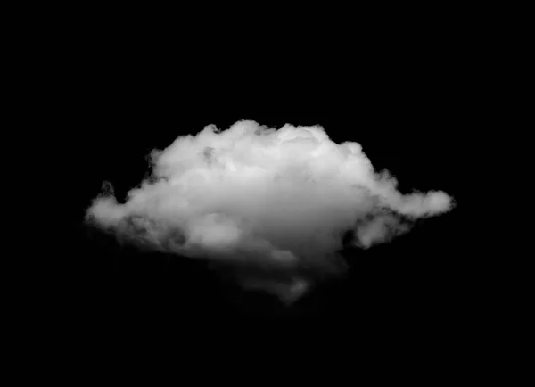 Les nuages sur fond noir — Photo