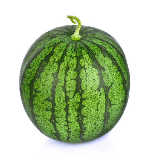 Vattenmelon isolerad på vit bakgrund — Stockfoto