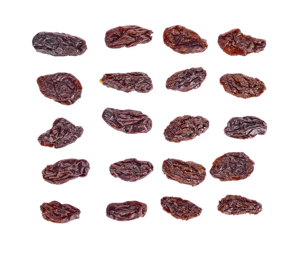 Dried raisins isolated on white background — Stock Photo, Image