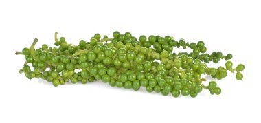 Beyaz arka planda taze biber