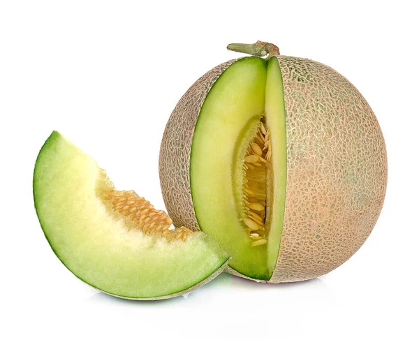 Melon isolerad på vit bakgrund — Stockfoto