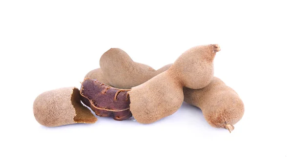 Tamarindo Aislado Sobre Fondo Blanco — Foto de Stock