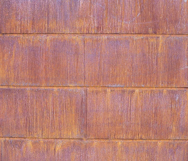 Textura de parede de metal enferrujado, fundo, corrosão — Fotografia de Stock