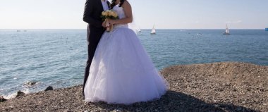 buket düğün çiftle