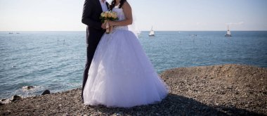 buket düğün çiftle