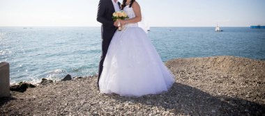 buket düğün çiftle