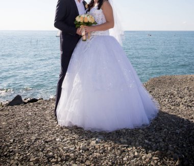 buket düğün çiftle