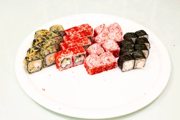 Разнообразные японские блюда — стоковое фото