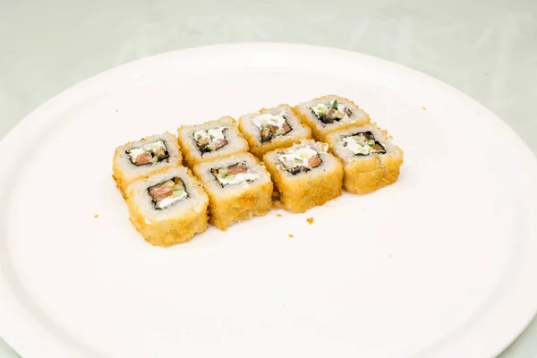 Comida japonesa variegada — Fotografia de Stock