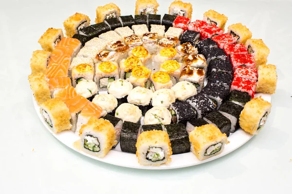 잡 색된 일본 음식 — 스톡 사진