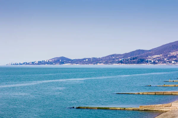 Beach Black Sea Sochi Summer — Stok fotoğraf