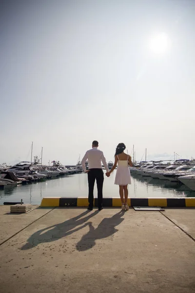 Pareja Boda Playa — Foto de Stock