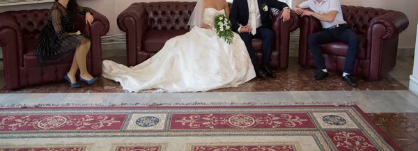 Registro Solemne Del Matrimonio Palacio Boda —  Fotos de Stock
