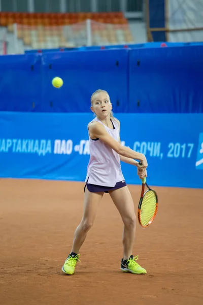 Tennisturnier Die Preise Der Olympiasiegerin Jelena Wesnina Die Wettbewerbe Fanden — Stockfoto