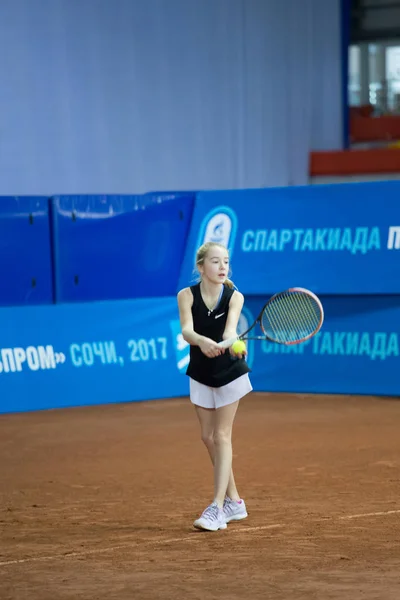 Tennis Tournament Prizes Olympic Champion Elena Vesnina Competitions Took Place — Stock Photo, Image