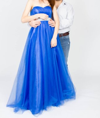 Sevgili beyaz zemin üzerine