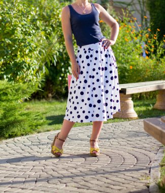 Resting parkta bir kızdır