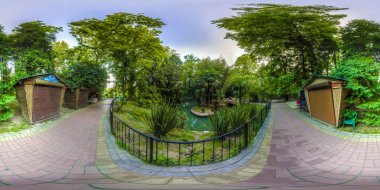 Beatiful view of arboretum and Nature (Dendrarium) clipart