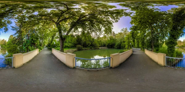 Schöner Blick Auf Arboretum Und Natur Dendrarium — Stockfoto