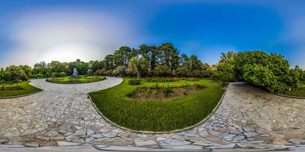 Vacker Utsikt Över Arboretum Och Natur Dendrarium — Stockfoto