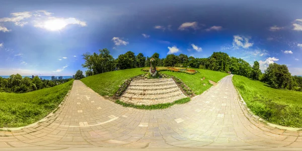 Vista Beatiful Arboretum Natureza Dendrarium — Fotografia de Stock