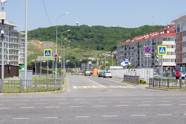 Rua Sochi Imeretinskaya Planície — Fotografia de Stock