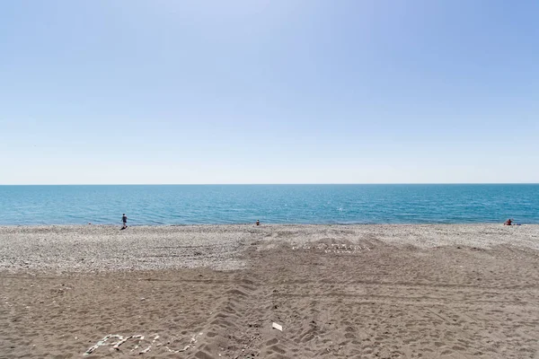 Playa Sochi Primavera Imeretinskaya Tierras Bajas — Foto de Stock