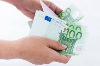 Euro banknot eller