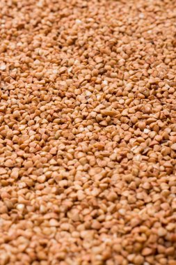 Karabuğday kabuğu çıkarılmış tane. Makro fotoğrafçılık