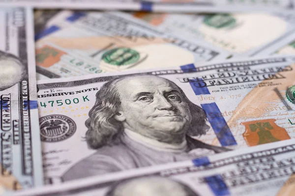 Neuer Schein Dollar Auf Weißem Hintergrund — Stockfoto