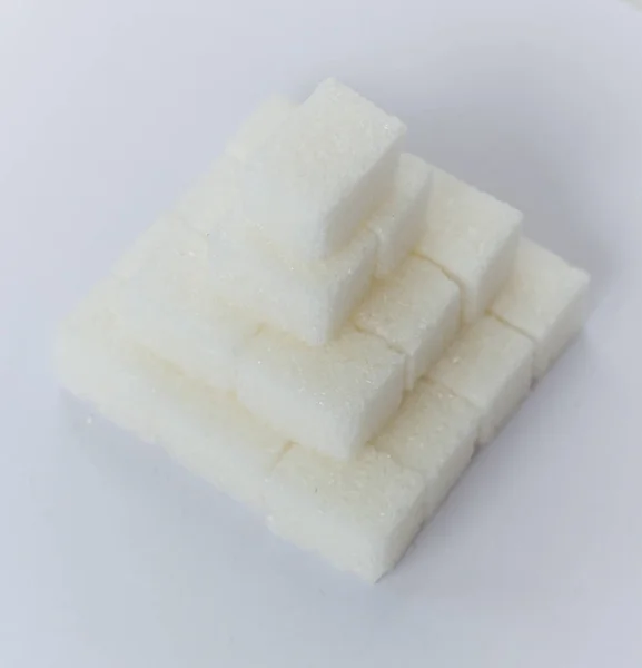 Slide Sugar Cubes — Stock Photo, Image