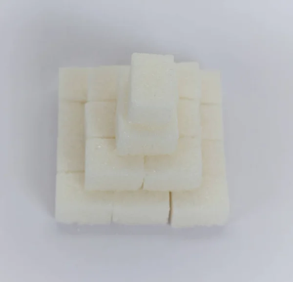 Slide Sugar Cubes — Stock Photo, Image