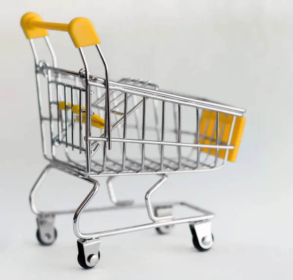Shopping Cart Close Isolated Sales — Stock Photo, Image
