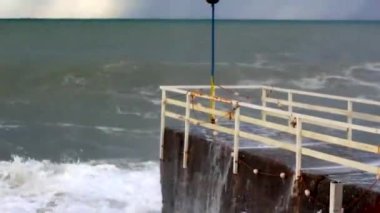 Soçi 'de Karadeniz' de fırtına